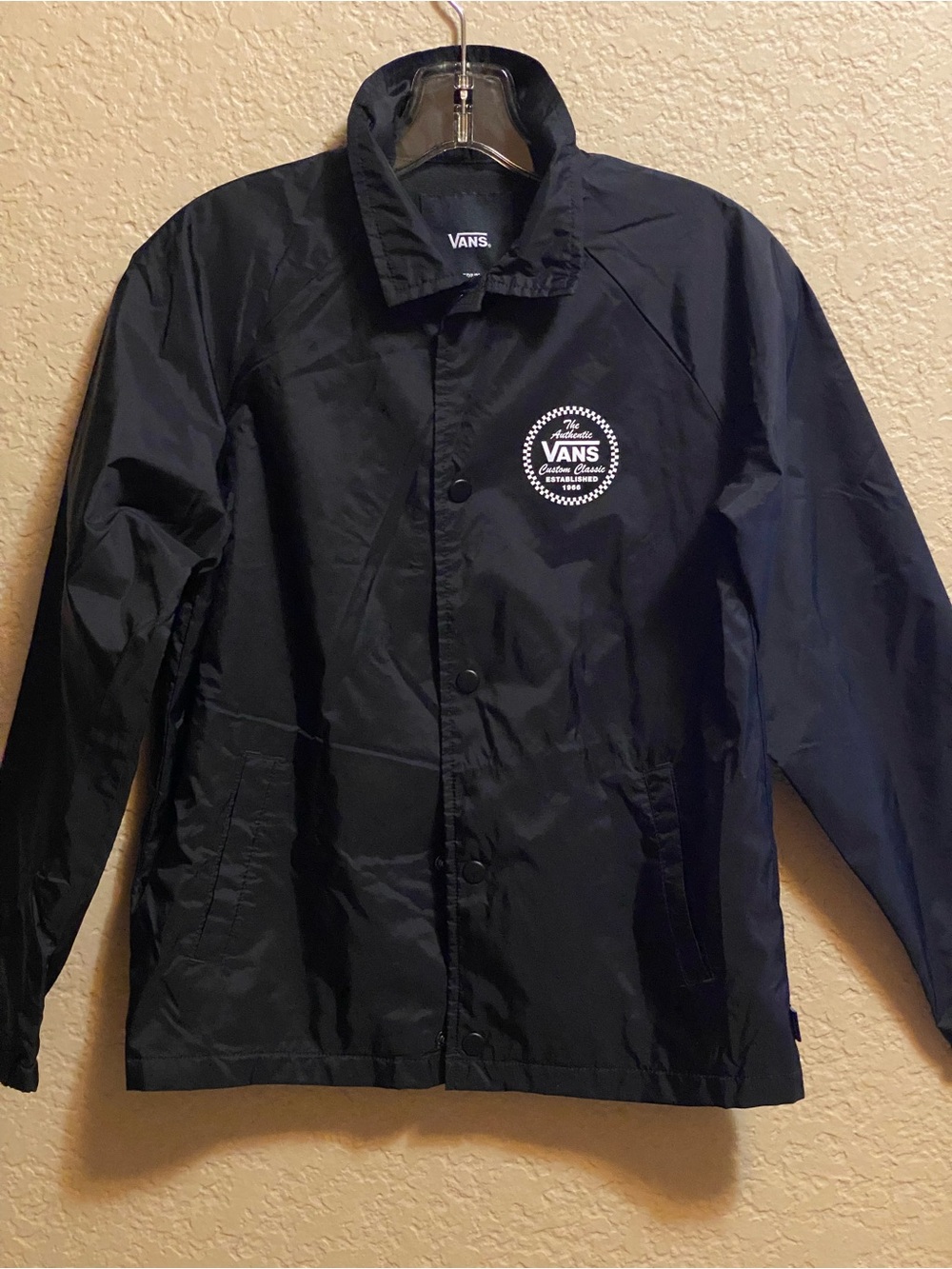Kids Vans windbreaker jacket Sz M